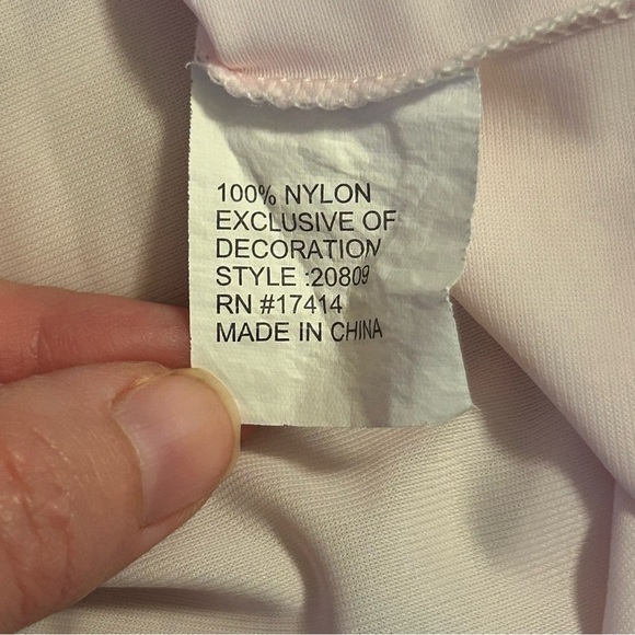 Miss Elaine Classics Nightgown Long Pink Tricot Silky Cap Sleeve Womens Size L - Picture 5 of 8